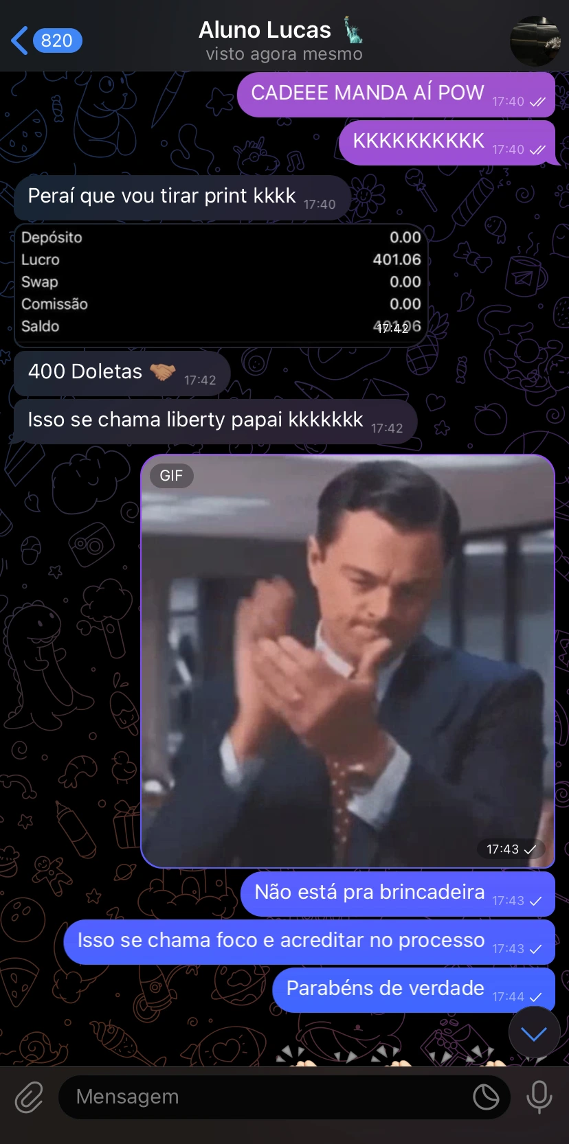 Depoimento de aluno Liberty Academy 2