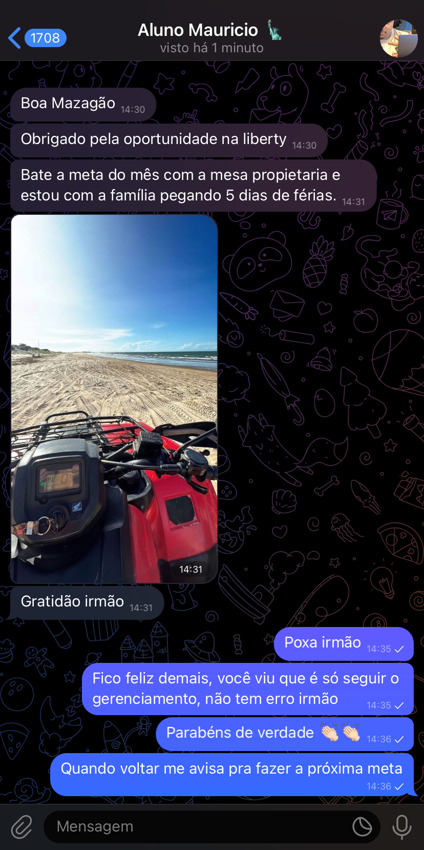 Depoimento de aluno Liberty Academy 14